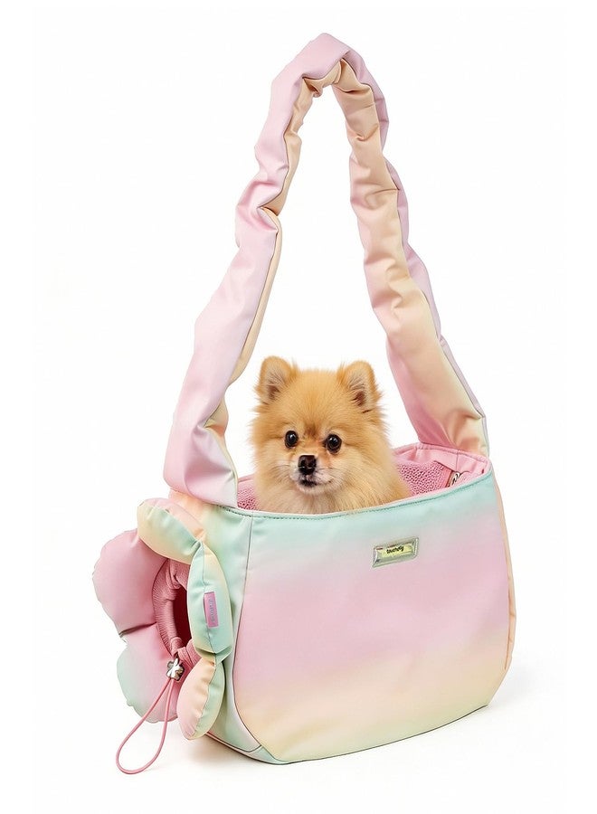 TOUCHDOG Pet Carrier Purse for Small Dogs & Cats - Lightweight Travel Handbag, Breathable Tote with Padded Interior (Pink) - Image 1